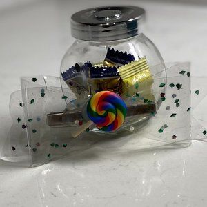 Candy hair bow pin
